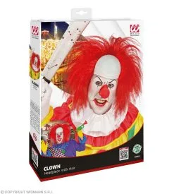 Felrode Boze Clown Kapsel -Sprookjeskleding Verkoopwinkel wdm 2021 02004 4