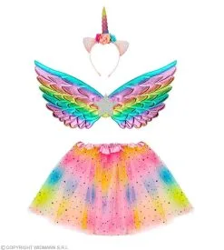 Kleurige Unicorn Set Meisje Kostuum -Sprookjeskleding Verkoopwinkel wdm 2021 10323 3 2