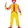 Mckiller Fastfood Clown Man Kostuum