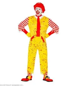 Mckiller Fastfood Clown Man Kostuum -Sprookjeskleding Verkoopwinkel wdm 2021 2931 3 2