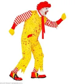 Mckiller Fastfood Clown Man Kostuum -Sprookjeskleding Verkoopwinkel wdm 2021 2931 5 2