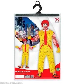 Mckiller Fastfood Clown Man Kostuum -Sprookjeskleding Verkoopwinkel wdm 2021 2931 6 2