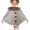 Horror Clown Wijze Penny Poncho Kind Kind