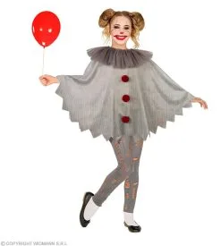 Horror Clown Wijze Penny Poncho Kind Kind -Sprookjeskleding Verkoopwinkel wdm 2021 481d 3 2