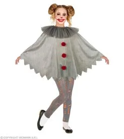 Horror Clown Wijze Penny Poncho Kind Kind -Sprookjeskleding Verkoopwinkel wdm 2021 481d 4 2