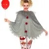Horror Clown Penny Wijs Poncho