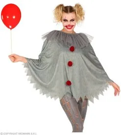 Horror Clown Penny Wijs Poncho -Sprookjeskleding Verkoopwinkel wdm 2021 481e 4 2
