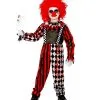 Om Bang Van Te Worden Horror Clown Kind Jongen Kostuum