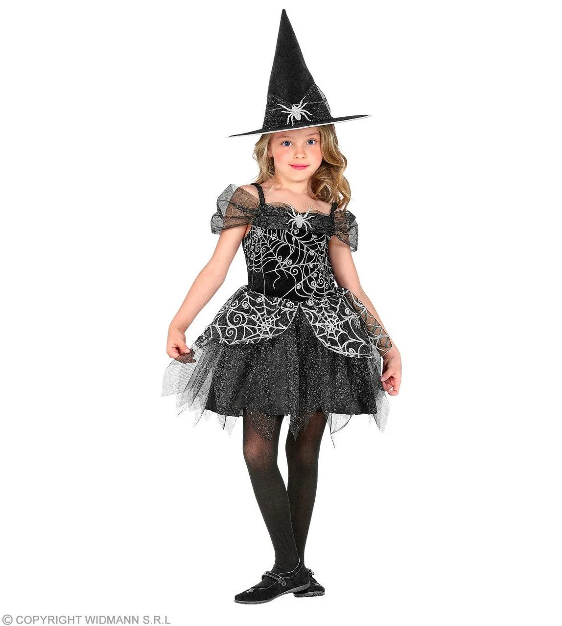 Spinnen Heks Spinderwebba Meisje Kostuum 2 Spinnen Heks Spinderwebba Meisje Kostuum - Afbeelding 2