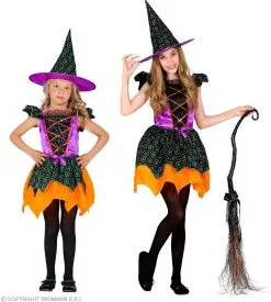 Heks Van Het Pompoenenbos Meisje Kostuum -Sprookjeskleding Verkoopwinkel wdm 2021 9735 5 3