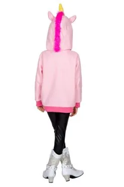 Mythisch Fabeldier Roze Eenhoorn Hoodie Meisje -Sprookjeskleding Verkoopwinkel wlb2019 3269a 3 11