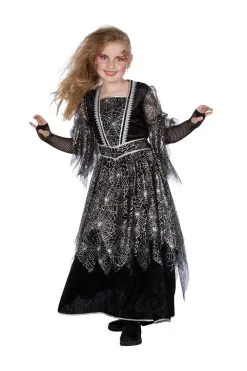 Spinnige Pinnige Spin Heks Meisje Kostuum